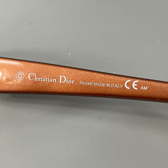 CHRISTIAN DIOR CD3747 3747 YGJ Brown Eyeglass Frame w/Case - Picture 10 of 13